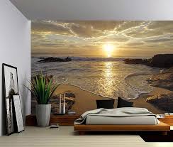 Custom 3d Sunrise Sea Ocean Wave Sunset