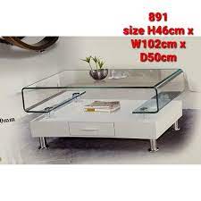 Tempered Glass Coffee Table 891 Rm550