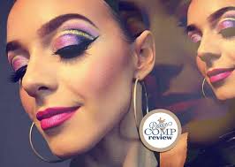 glitter cut crease compeion makeup