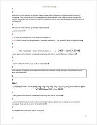 Resume Formatting Tutorial With Tons Of Practice Cs Resume
