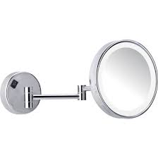 China Wall Mounted Round Make Up Mirror With Led Light China Magnifying Mirror Wall Mount Mirror