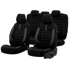 Universal Fabric Leather Seat Cover Set