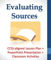 Evaluating Sources For Credibility Lesson Plan With Powerpoint And