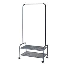 The stand is made of mdf and has a steel frame. Heavy Duty Clothes Rack Target