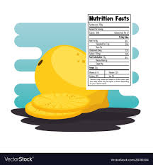 nutrition facts royalty free vector image