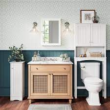 Wall Cabinet With Mirror White