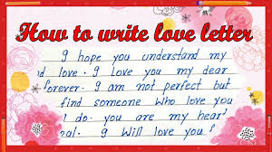 love letter love letter writing
