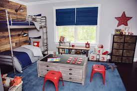 red white and blue kids rooms