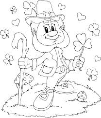 Coloring Leprechaun Coloring Pages Free Printable Colouring