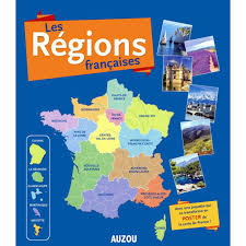 On note donc sur cette carte la fusion des régions: Les Regions Francaise Auzou 9782733857199 Little Linguist
