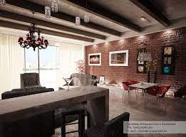 red exposed brick wall interior