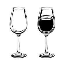 Premium Vector Wine Glass Silhouette