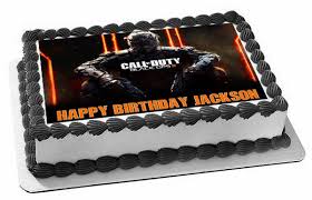 Available in various sizes up to 11 round. Call Of Duty Ops 3 Edible Birthday Cake Topper Or Cupcake Topper Decor Birthday Cake Toppers Edible Cake Toppers Cake Toppers