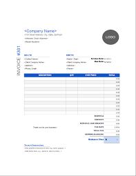free invoice templates for excel