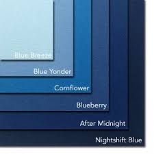 Mft_bluecardstock Color Combos Ink Pads Chart Color