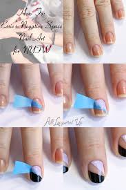 nail art tutorial essie negative