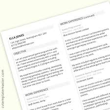 The document outlines the mechanics and premise of the game, and was awarded a grade of 1st. Programmer Cv Free Microsoft Word Template Cvtemplatemaster Com