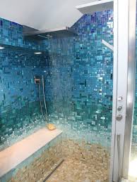 Beach House Bathroom Glass Tile