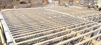 The design is simple span, supporting equally spaced concentrated loads from open web steel joists. Home Wolf System Easi Joists