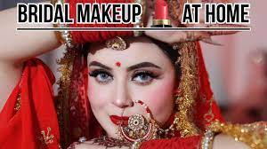 bridal makeup tutorial at home by apki