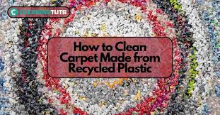 how to clean carpet made from recycled