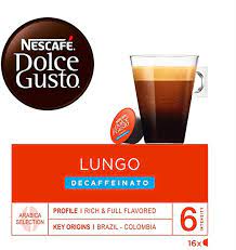 Dolce gusto machines are some of the most popular coffee pod machines in the uk. Nescafe Dolce Gusto Case Lungo Decafeinato 16 Cap Amazon De Kuche Haushalt