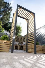 Slatted Arch Forest Garden