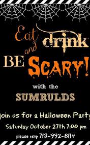 Free Halloween Party Invitation Templates Formatted Templates Example
