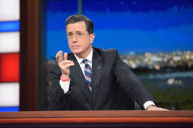 Stephen Colbert on Russian late night TV   A strong America  a    