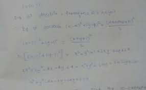 equation of parabola whose focus