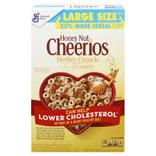 cheerios honey nut cereal medley crunch