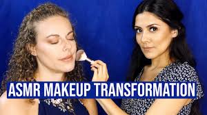 asmr beautiful makeup transformation
