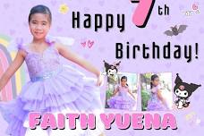 Faith Yuena is turning 7