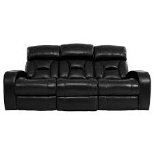 Gio Black Leather Power Reclining Sofa