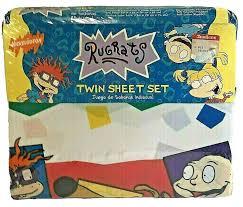 Vintage 1996 Rugrats Twin Fitted Flat