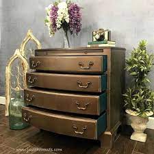 Bronze Metallic Glaze To Painted Furniture