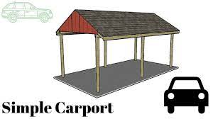 free simple carport plans you