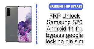 Despite pattern, pin, password, and fingerprints, it can remove them with simple taps. Frp Bypass Samsung Galaxy S20 Android 11 No Pin Sim