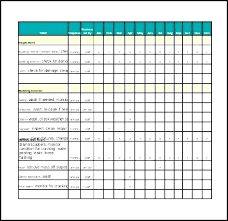 Preventive Maintenance Schedule Templates Word Excel School