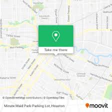 minute maid park parking lot in houston