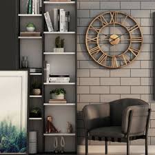 Roman Wall Clock Big Numerals Giant