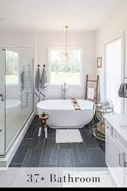 37 gray and white bathroom cool