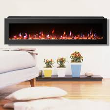 40 inches electric fireplace wall
