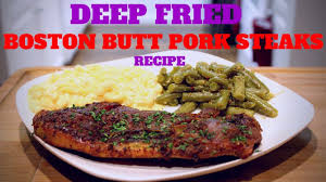 boston pork steaks recipe