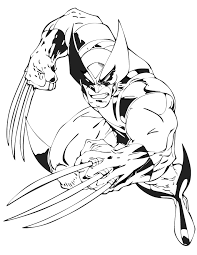 Wolverine quickly recovers from even the most severe injuries. Coloring Pages Wolverine Coloring Home