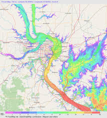 flood map elevation map sea level