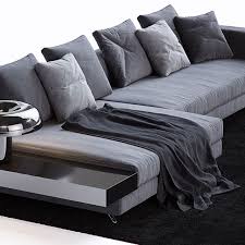 minotti set 06 sofa 3d model for