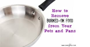 remove burned on food from your pots