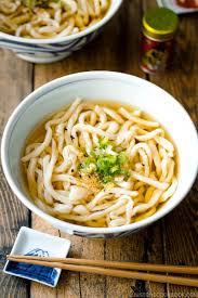 udon noodle soup kake udon かけうどん