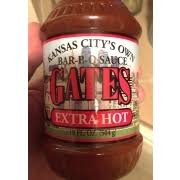 gates bar b q sauce extra hot